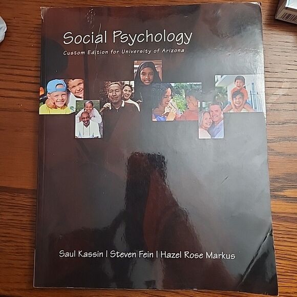 Social Psychology, Saul Kassin, Steven Fein, Hazel Rose Markus, Acceptable Book - Picture 1 of 6
